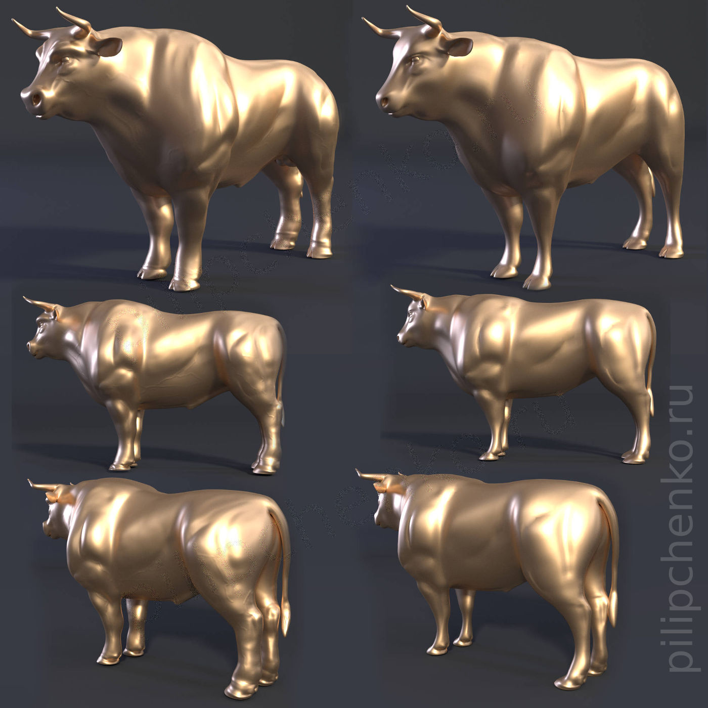 3d bull